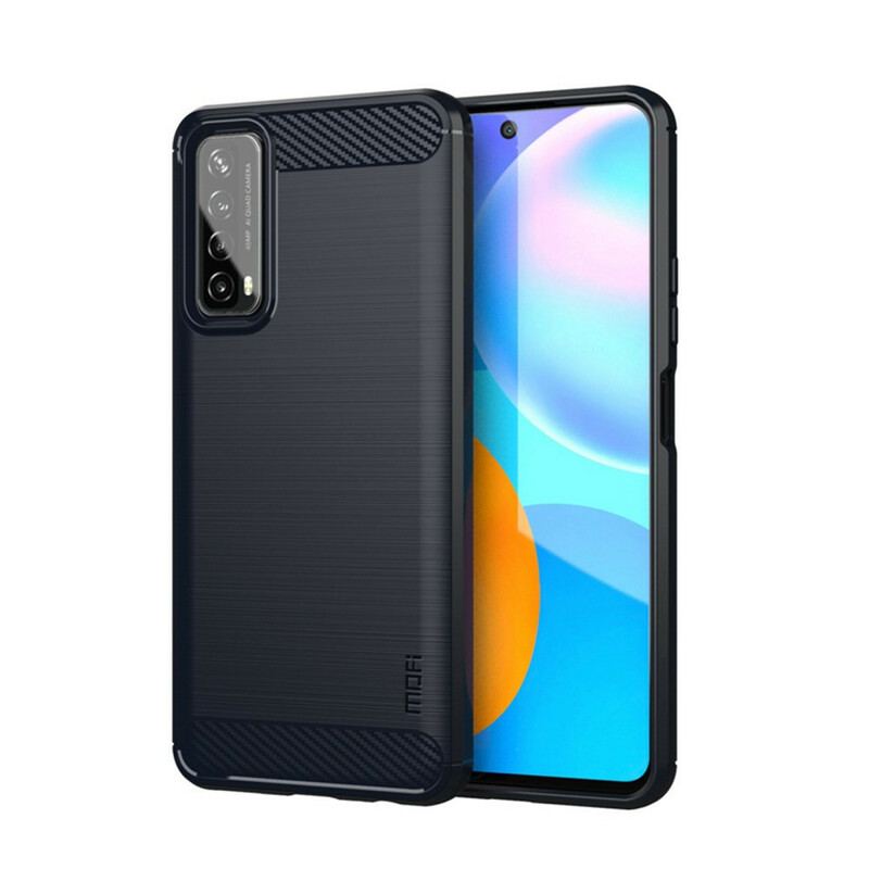 Capa Para Huawei P Smart 2021 Fibra De Carbono Escovada Mofi