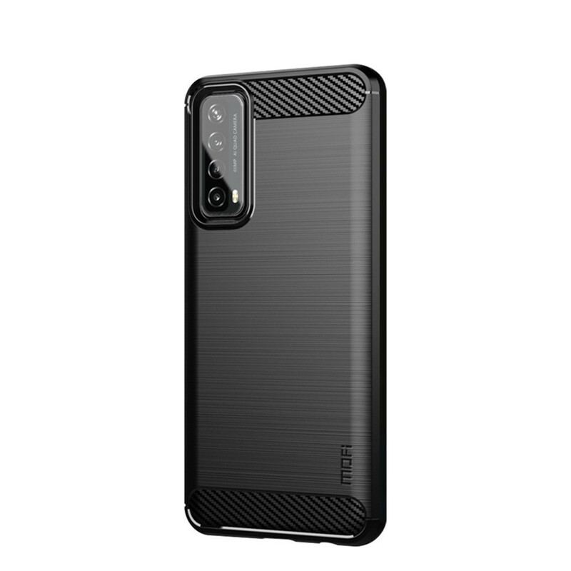 Capa Para Huawei P Smart 2021 Fibra De Carbono Escovada Mofi