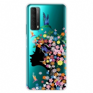 Capa Para Huawei P Smart 2021 Florista Transparente