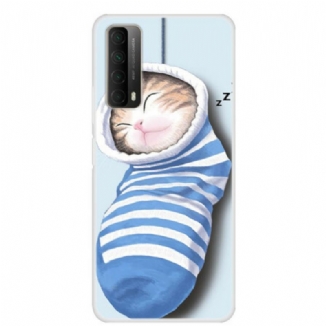 Capa Para Huawei P Smart 2021 Gatinho Dormindo