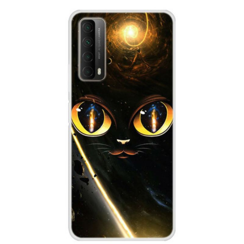 Capa Para Huawei P Smart 2021 Gato Da Galáxia