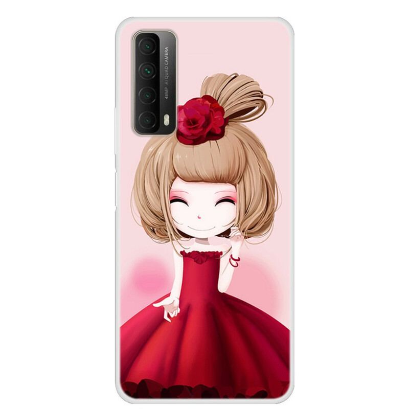 Capa Para Huawei P Smart 2021 Lady Mangá