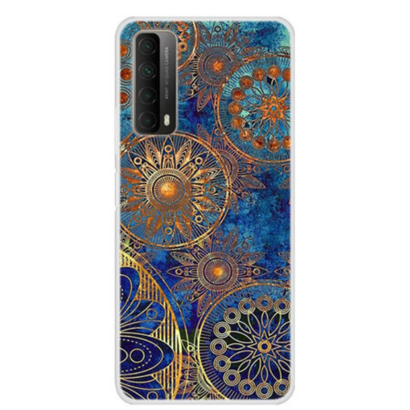 Capa Para Huawei P Smart 2021 Mandalas Douradas