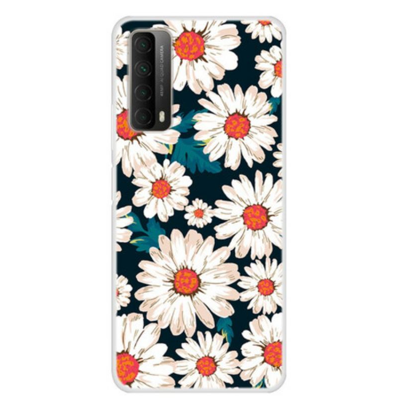 Capa Para Huawei P Smart 2021 Margaridas