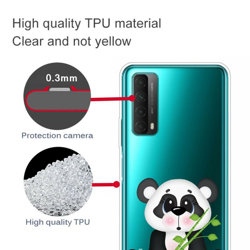 Capa Para Huawei P Smart 2021 Panda Triste Sem Costura