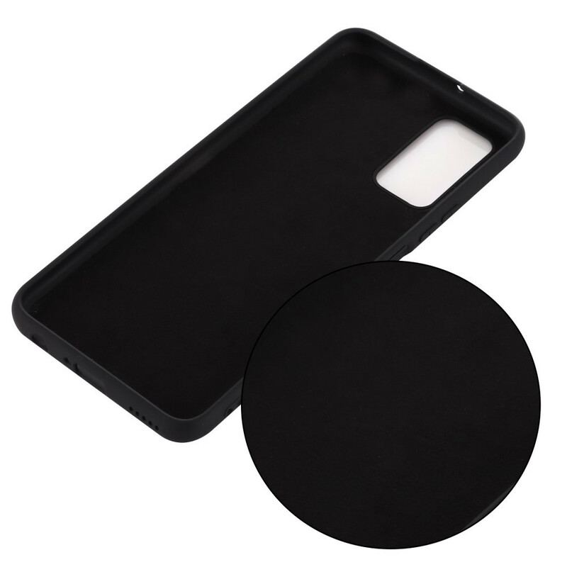 Capa Para Huawei P Smart 2021 Silicone Líquido Com Cordão