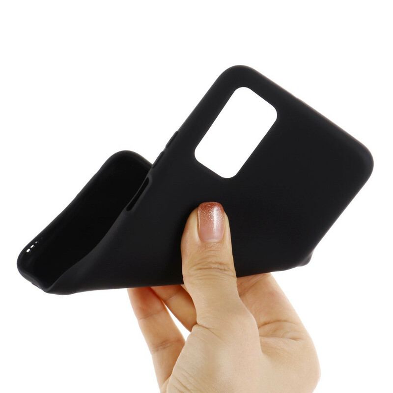 Capa Para Huawei P Smart 2021 Silicone Líquido Com Cordão