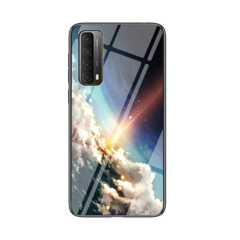 Capa Para Huawei P Smart 2021 Vidro Temperado De Cores Premium