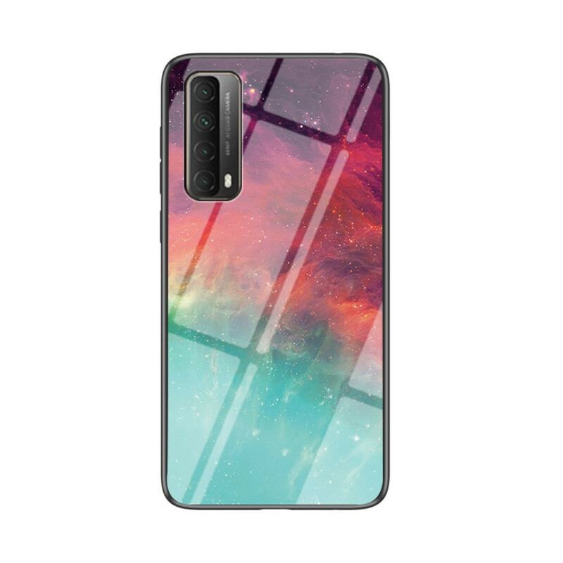 Capa Para Huawei P Smart 2021 Vidro Temperado De Cores Premium