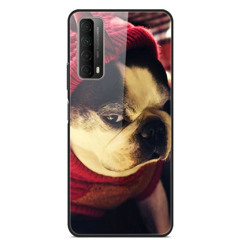 Capa Para Huawei P Smart 2021 Vidro Temperado Divertido Para Cães