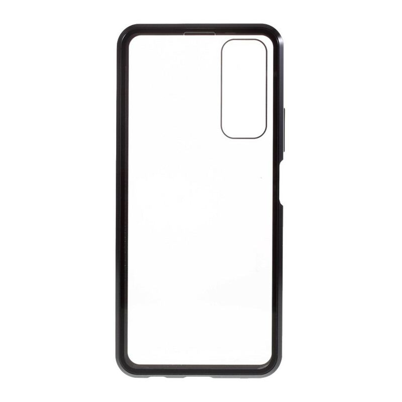 Capa Para Huawei P Smart 2021 Vidro Temperado Frontal E Traseiro E Metal