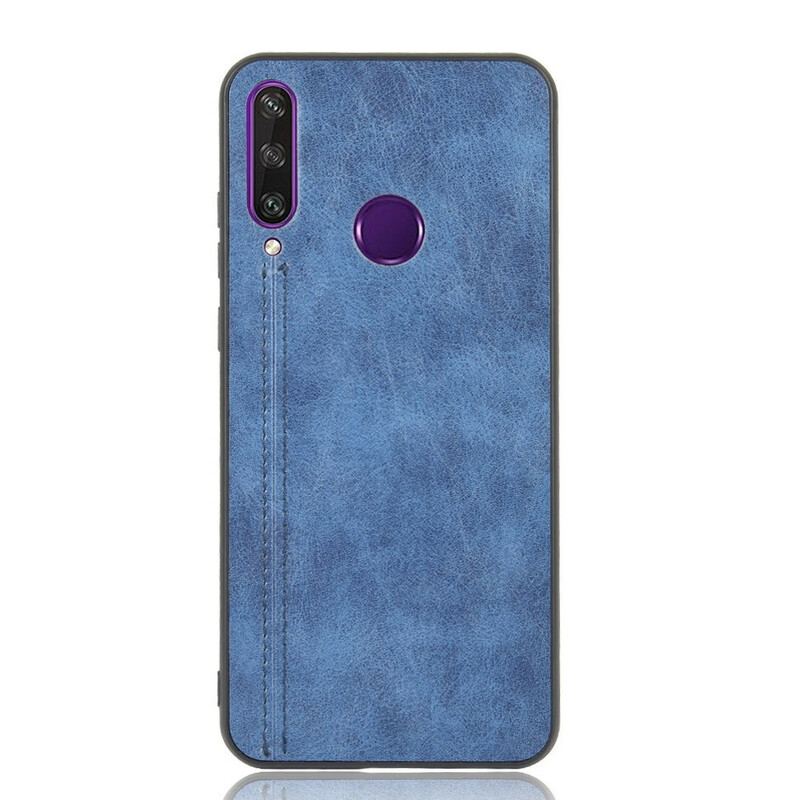 Capa De Celular Para Huawei Y6p Efeito Couro Couture