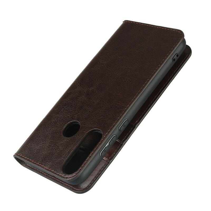 Capa De Celular Para Huawei Y6p Flip Couro Legitimo