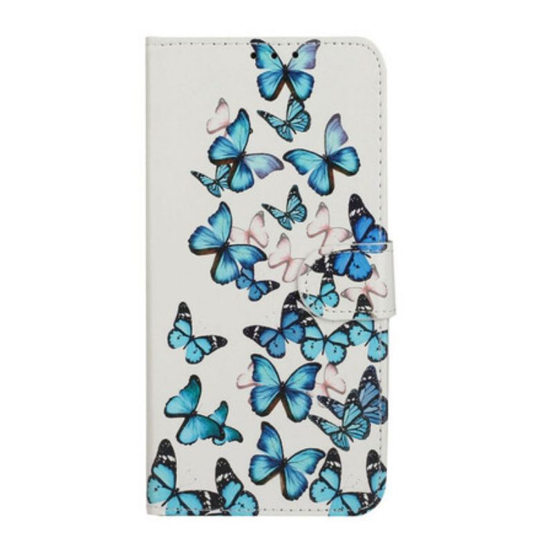 Capa De Celular Para Huawei Y6p Flip Miríade De Borboletas