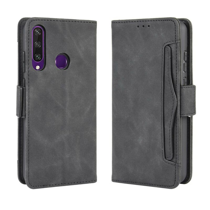 Capa De Couro Para Huawei Y6p Multi-card Premier Class