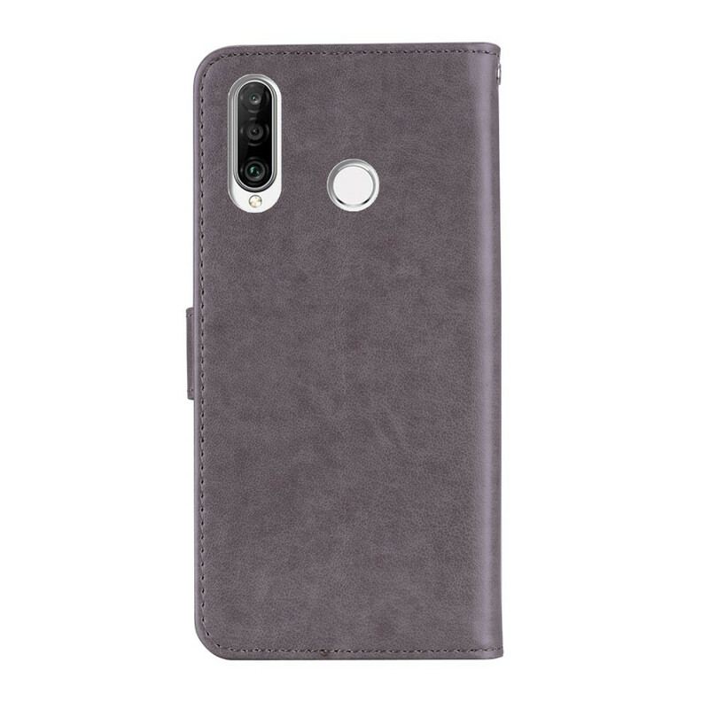 Capa Flip Para Huawei Y6p Coruja Mandala E Charme