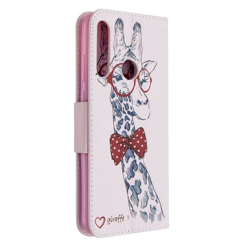 Capa Flip Para Huawei Y6p Girafa Inteligente