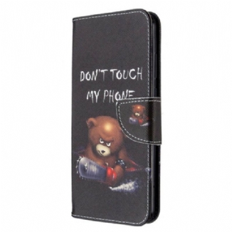 Capa Flip Para Huawei Y6p Urso Perigoso