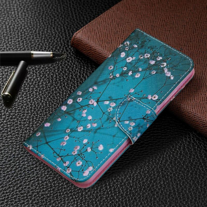 Capa Folio Para Huawei Y6p Árvore Florida