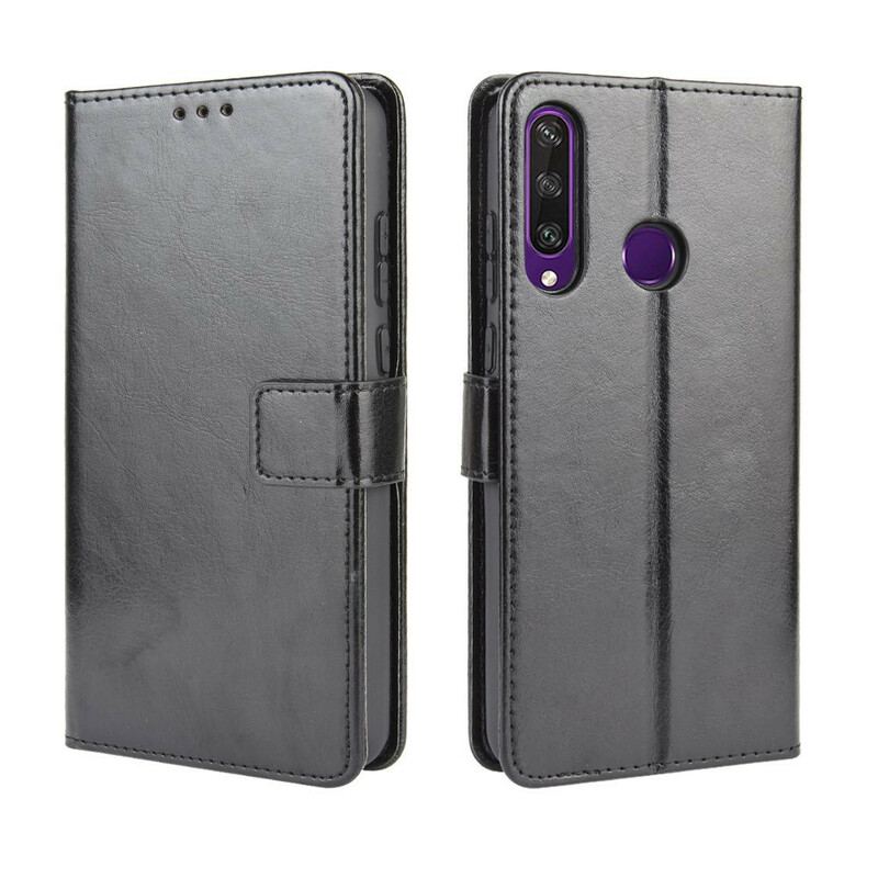 Capa Folio Para Huawei Y6p Couro Falso Chamativo