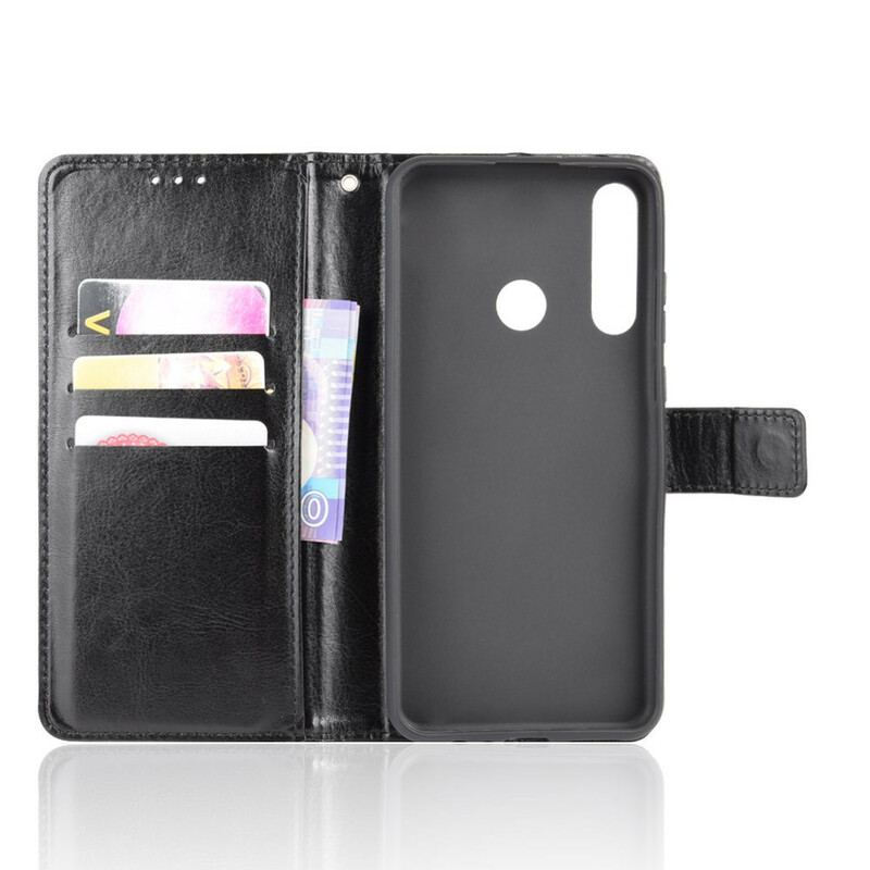 Capa Folio Para Huawei Y6p Couro Falso Chamativo