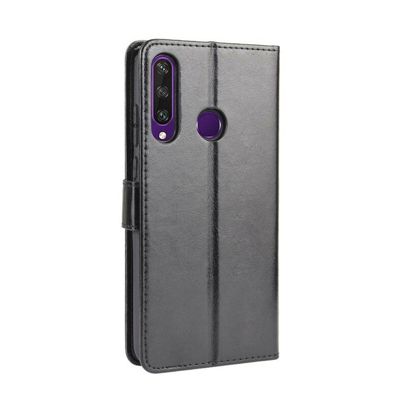 Capa Folio Para Huawei Y6p Couro Falso Chamativo