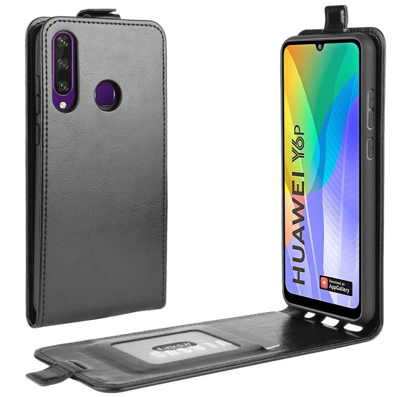 Capa Folio Para Huawei Y6p Flip Dobrável