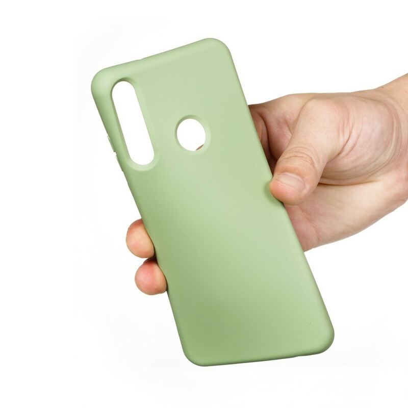 Capa Para Huawei Y6p Silicone Líquido Com Cordão