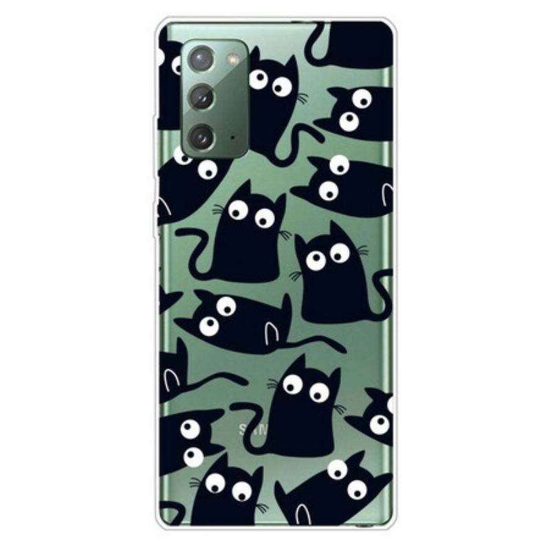 Capa De Celular Para Samsung Galaxy Note 20 Ratos Pretos