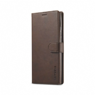 Capa De Couro Para Samsung Galaxy Note 20 Lc.imeeke Efeito Couro