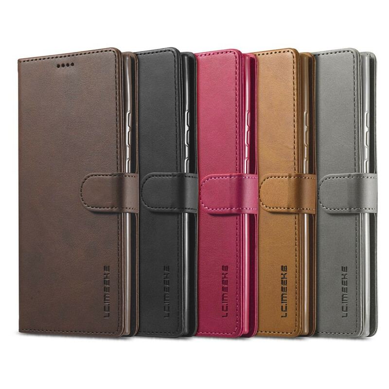 Capa De Couro Para Samsung Galaxy Note 20 Lc.imeeke Efeito Couro