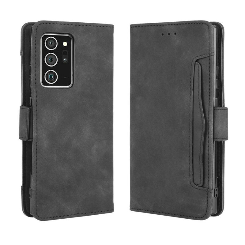 Capa De Couro Para Samsung Galaxy Note 20 Multi-card Premier Class