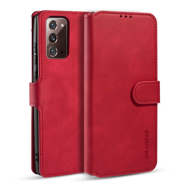 Capa Flip Para Samsung Galaxy Note 20 Dg.ming Retro