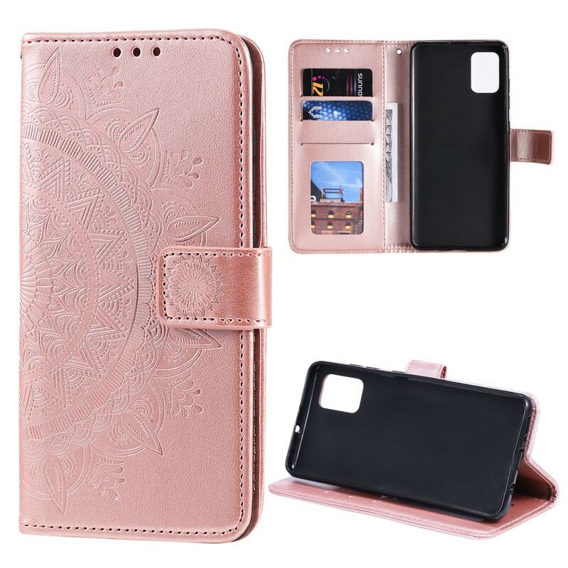 Capa Flip Para Samsung Galaxy Note 20 Mandala Do Sol