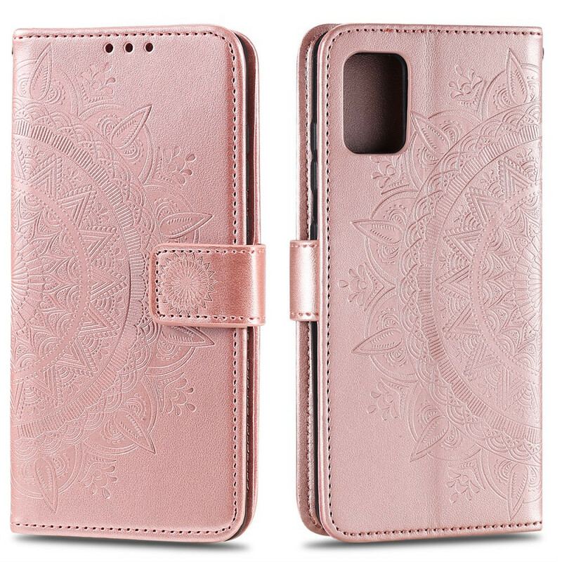 Capa Flip Para Samsung Galaxy Note 20 Mandala Do Sol