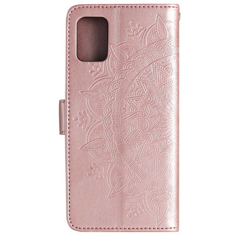 Capa Flip Para Samsung Galaxy Note 20 Mandala Do Sol