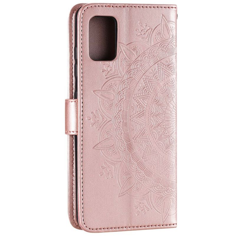 Capa Flip Para Samsung Galaxy Note 20 Mandala Do Sol