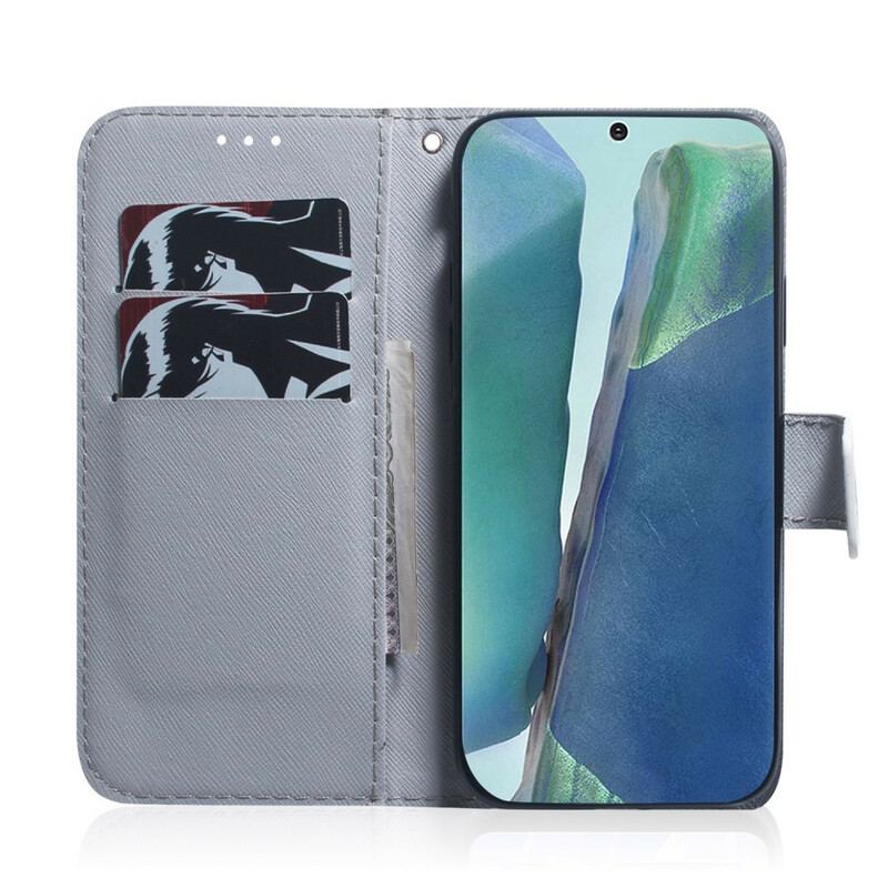 Capa Flip Para Samsung Galaxy Note 20 Olhar Canino