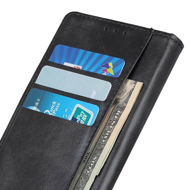 Capa Folio Para Samsung Galaxy Note 20 Botão De Couro Falso