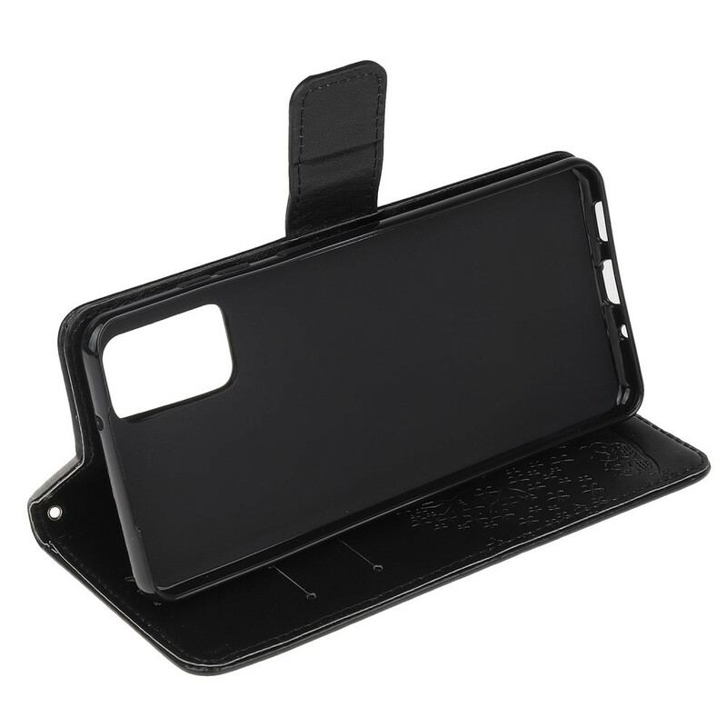 Capa Folio Para Samsung Galaxy Note 20 De Cordão Tanga E Corujas