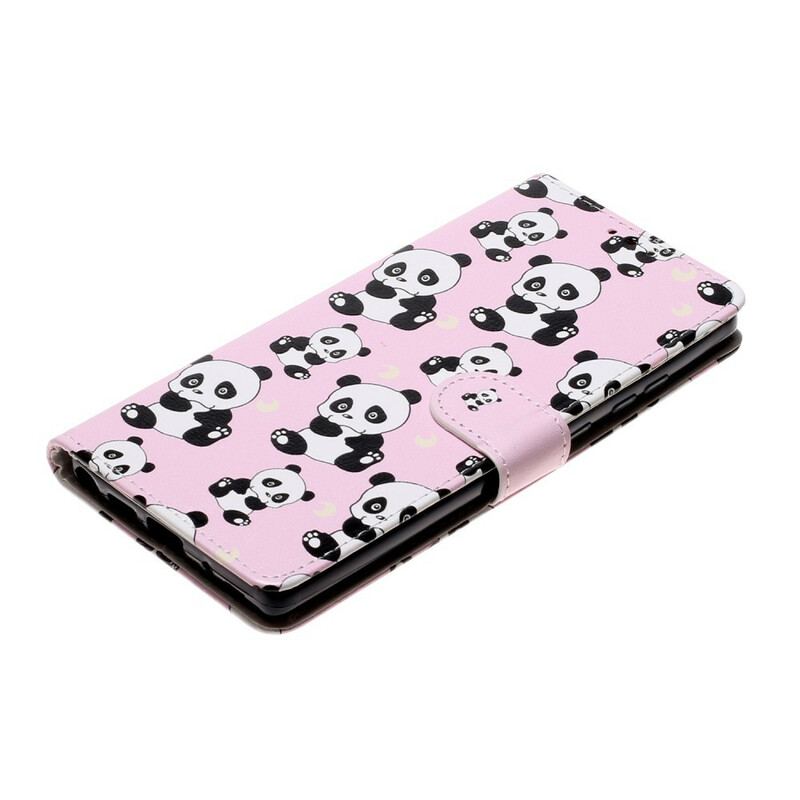 Capa Folio Para Samsung Galaxy Note 20 Que Pandas