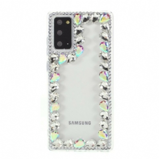 Capa Para Samsung Galaxy Note 20 Contorno De Strass