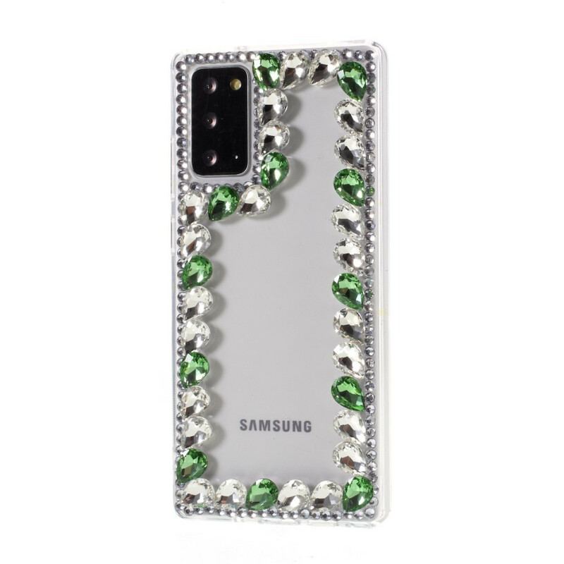 Capa Para Samsung Galaxy Note 20 Contorno De Strass