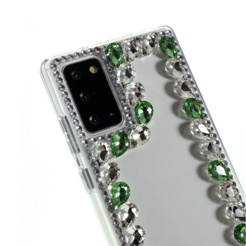 Capa Para Samsung Galaxy Note 20 Contorno De Strass