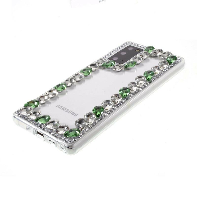 Capa Para Samsung Galaxy Note 20 Contorno De Strass