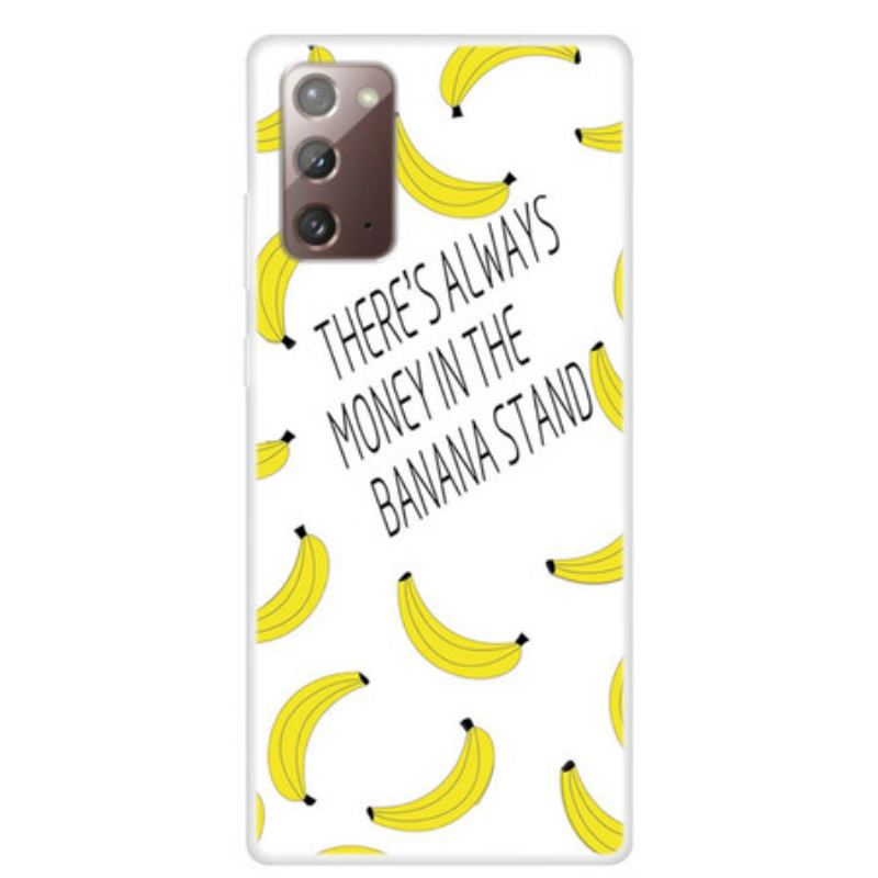 Capa Para Samsung Galaxy Note 20 Dinheiro Banana Transparente