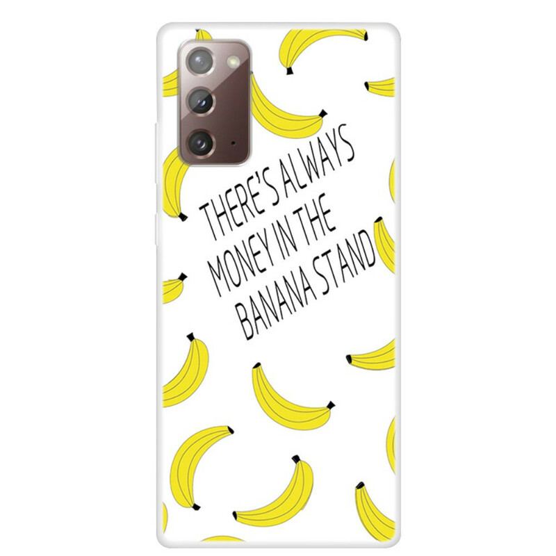 Capa Para Samsung Galaxy Note 20 Dinheiro Banana Transparente