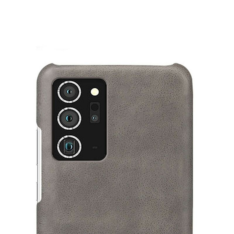 Capa Para Samsung Galaxy Note 20 Efeito Couro Ksq