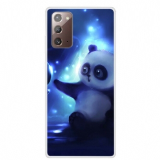 Capa Para Samsung Galaxy Note 20 Panda No Espaço