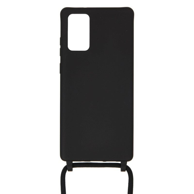 Capa Para Samsung Galaxy Note 20 Silicone E Cordão